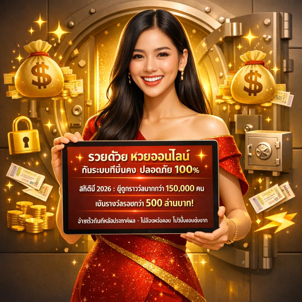 สถิติปี 2026: ผู้ถูกรางวัลมากกว่า 150,000 คน
เงินรางวัลรวมกว่า 500 ล้านบาท!
จ่ายเร็วทันทีหลังประกาศผล – ไม่ต้องแจ้งถอน ไม่มีขั้นตอนยุ่งยาก"